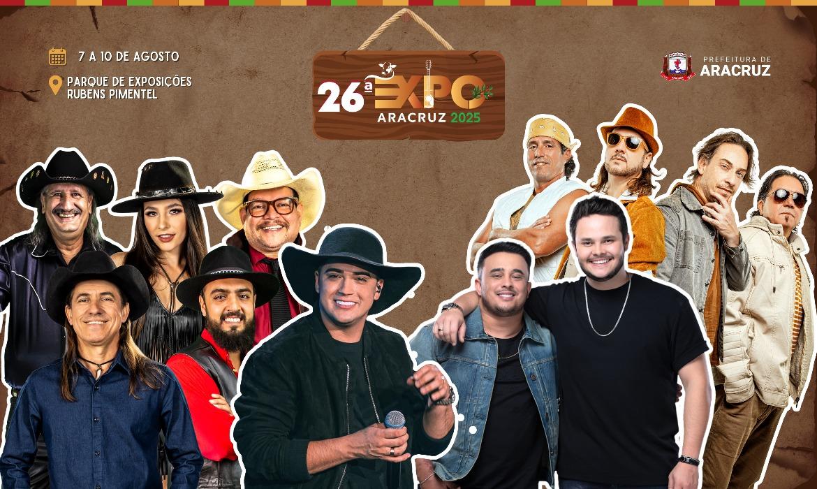 Expo Aracruz 2025: Prepare o chapéu, a bota e a fivela e venha viver uma experiência incrível que prefeitura preparou para você