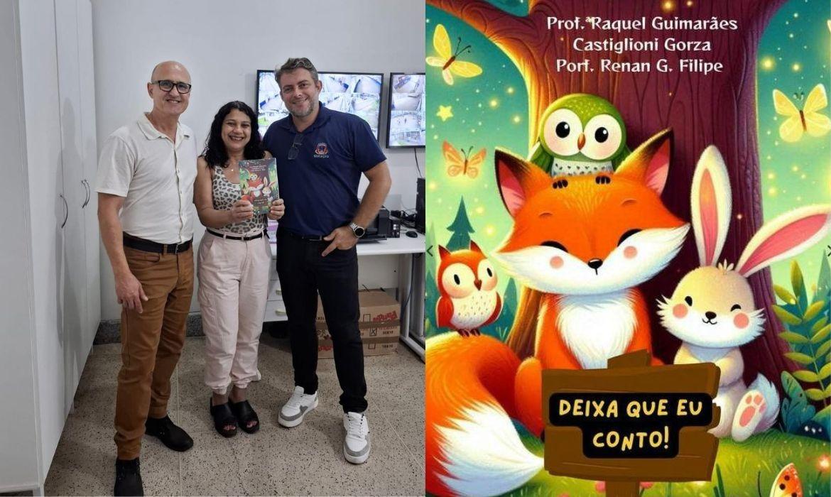 Emef Placidino Passos celebra o lançamento do livro "Deixa Que Eu Conto"