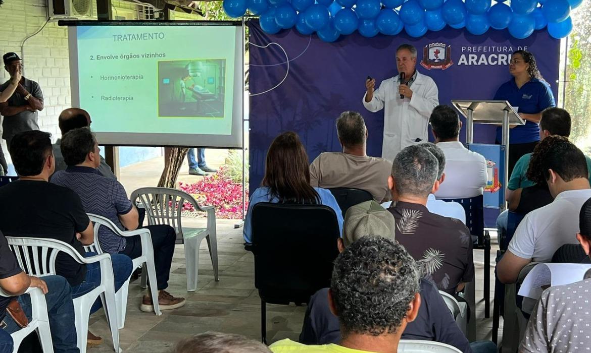 Novembro Azul: palestra para servidores destaca que “Cuidar da saúde também é coisa de homem”