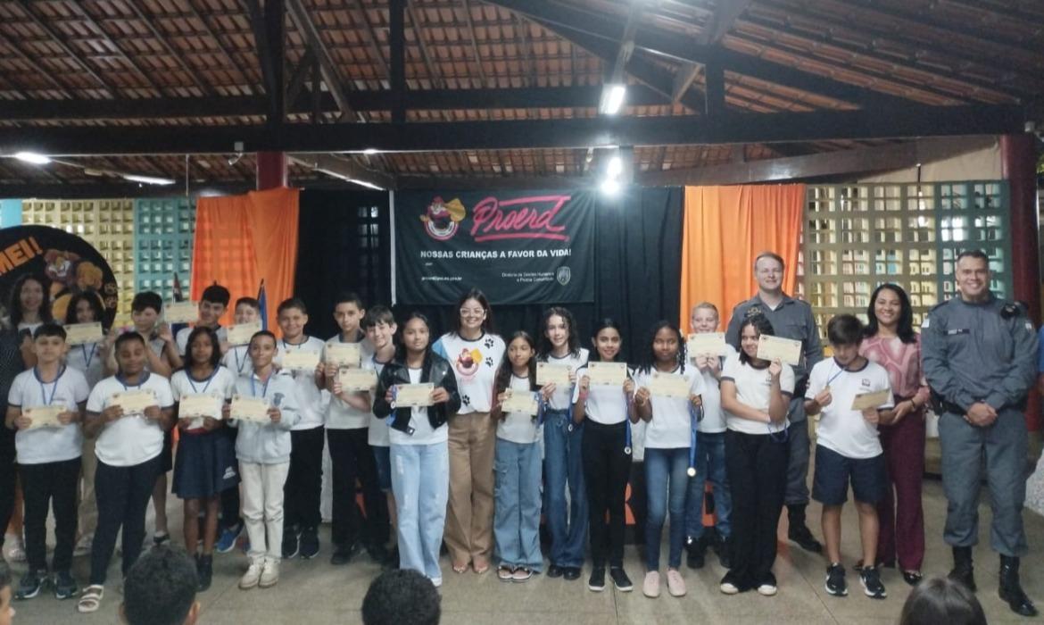 Educação dá início às formaturas do Programa Educacional de Resistência às Drogas (Proerd) do 2º semestre de 2025