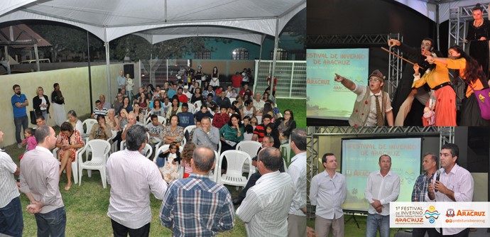 Abertura do Festival de Inverno é realizada em Santa Cruz