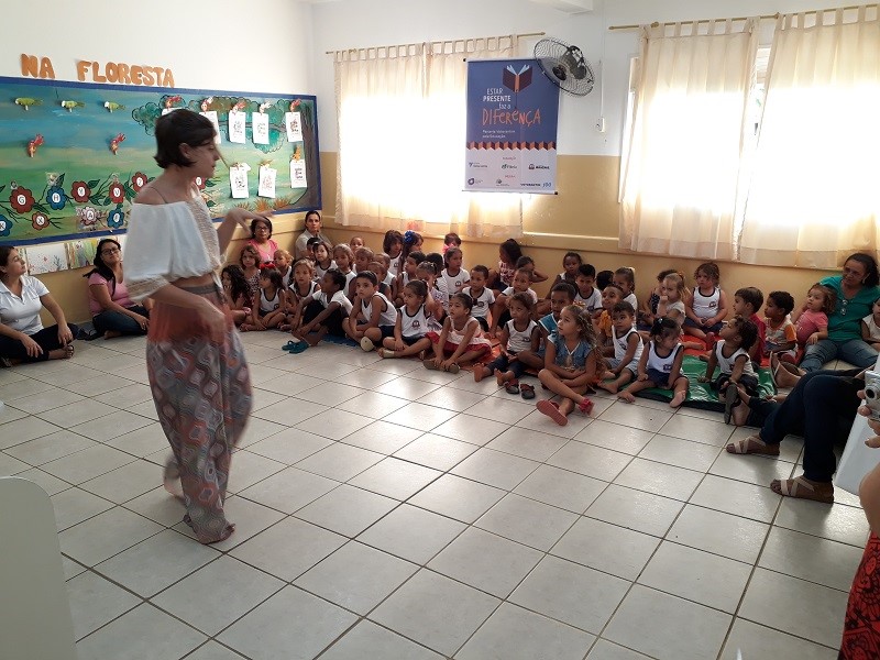 Projeto Comunidade de Leitores: Alunos da rede municipal participam do 1º Ciclo de Contação de Histórias