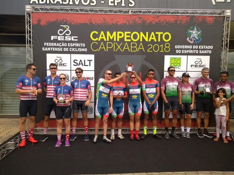  Primeira etapa do Campeonato Capixaba de Ciclismo "Contra relógio por equipe" 2018 é realizada com sucesso em Aracruz