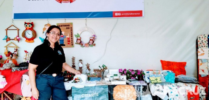 Artesãos de Aracruz expõem seus trabalhos em festa de aniversário da cidade