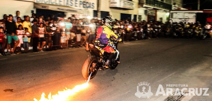 Aniversário de Aracruz: um show de manobras radicais com a Adrenalina Moto Show
