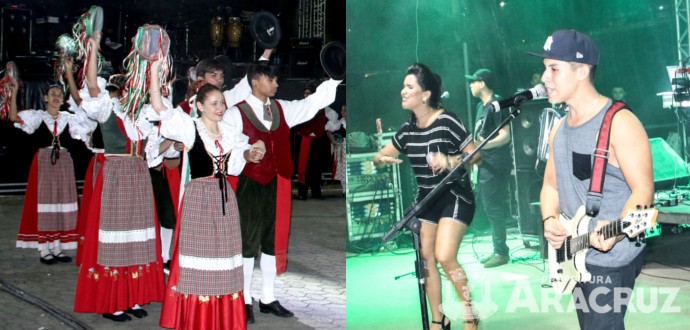 Festa de aniversário de Aracruz fecha com chave de ouro com apresentação cultural e shows