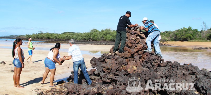 Retirar pedras da praia pode gerar impactos negativos ao meio ambiente
