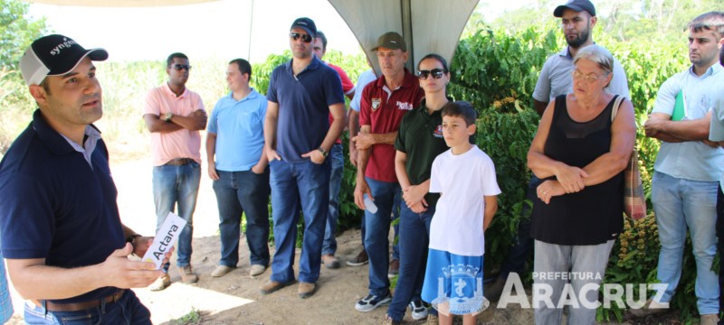 Prefeito Jones Cavaglieri participa de Dia de Campo em Aracruz 