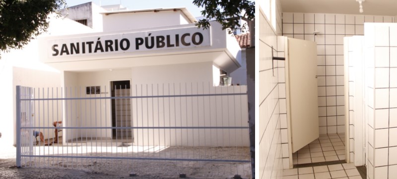 Mais dignidade e respeito: prefeitura faz manutenção no banheiro público