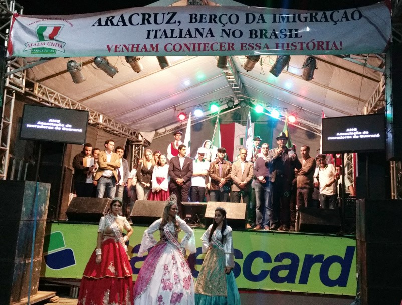Autoridades prestigiam a abertura oficial da 7ª Edição da Festa da Imigração Italiana