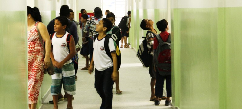 Alunos voltam às aulas na EMEF Zenília Varzem Ribeiro