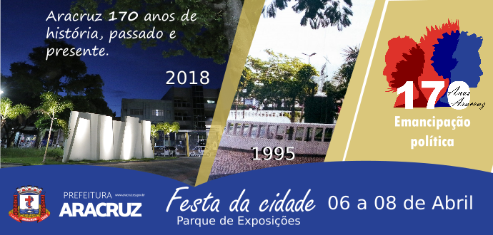 Aracruz 170 anos: aniversário da cidade terá programação para todos os gostos