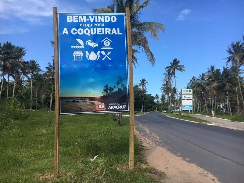 Praias de Aracruz ganham placas de identificação