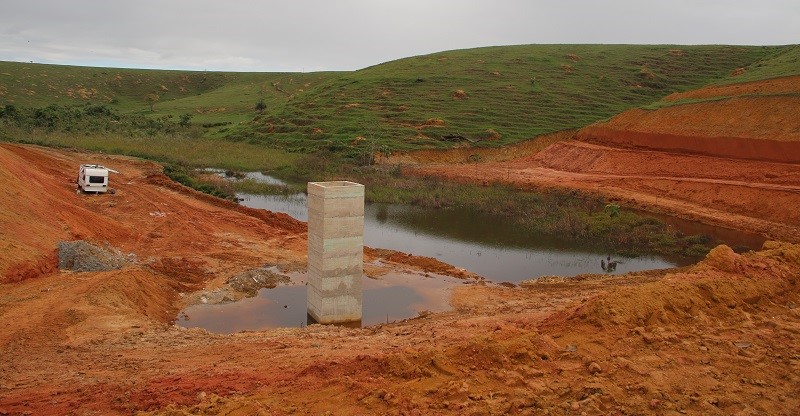 Barragem de Guaraná pronta para armazenar água 