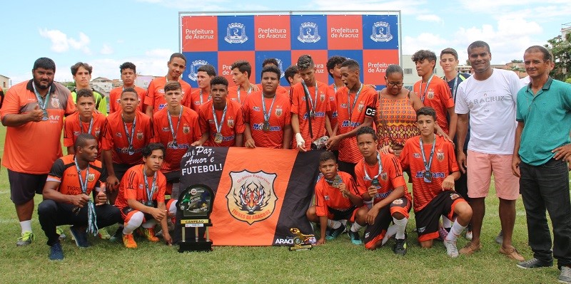 Tigres sagra-se campeão nas três categorias da 3ª Edição da Copa Aracruz de Futebol Infantil