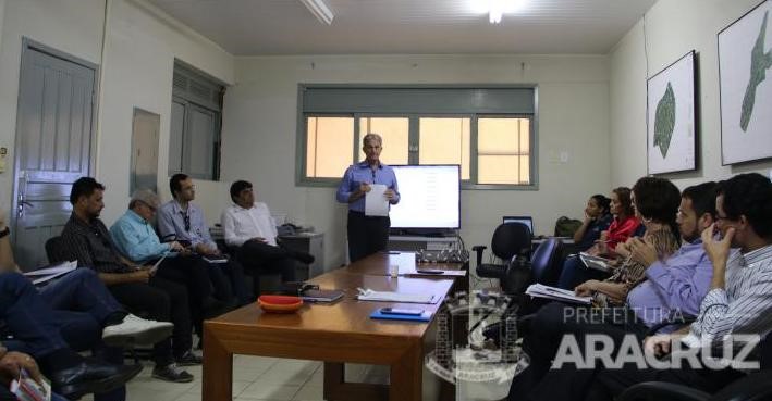 Prefeito Jones Cavaglieri reúne secretários para primeira reunião do ano sobre o “Termo de Compromisso Ambiental” (TCA)