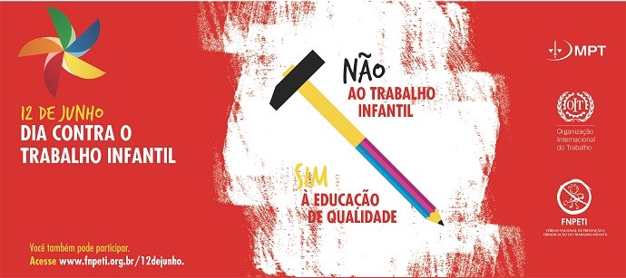 Ação educativa vai alertar e conscientizar sobre o trabalho infantil 