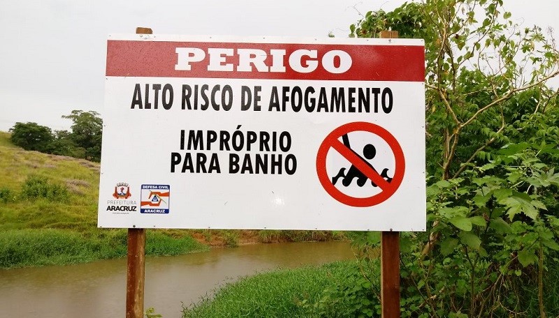 Defesa Civil alerta sobre risco em barragem no Rio Piraquê-Açu