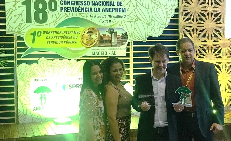 Ipasma de Aracruz recebe prêmio ANEPREM de Boas Práticas de Gestão Previdenciária pela terceira vez