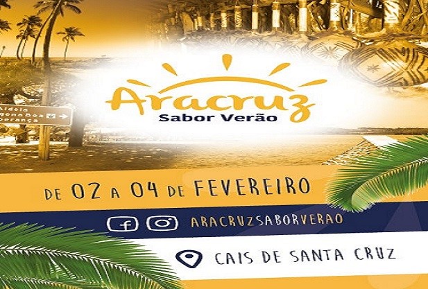 Secretaria de Turismo e Cultura publica Termo de Fomento 001/2018 para o Festival Gastronômico Aracruz Sabor Verão