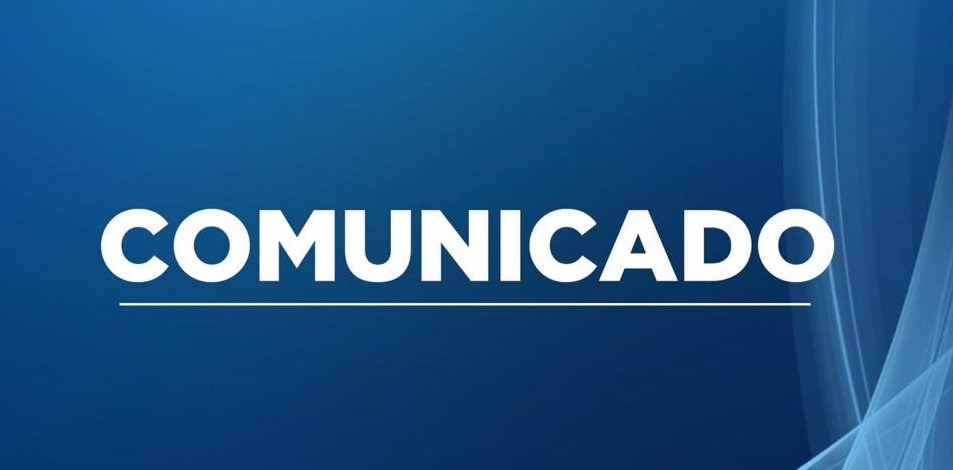 Comunicado: Dispensa de Chamamento Público