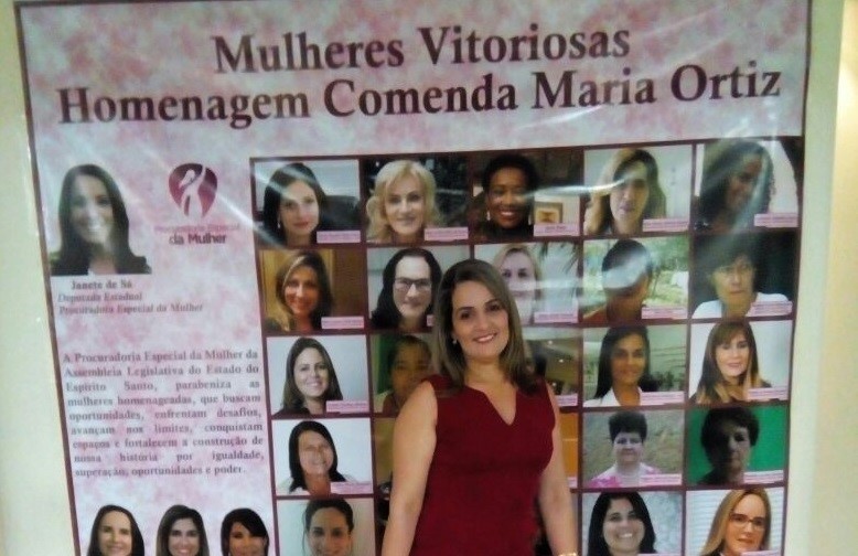 Secretária de Desenvolvimento Social e Trabalho é homenageada na Assembleia Legislativa do Espirito Santo