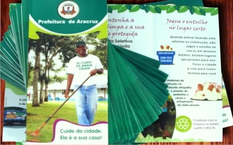 Prefeitura de Aracruz lança campanha de conscientização sobre o lixo